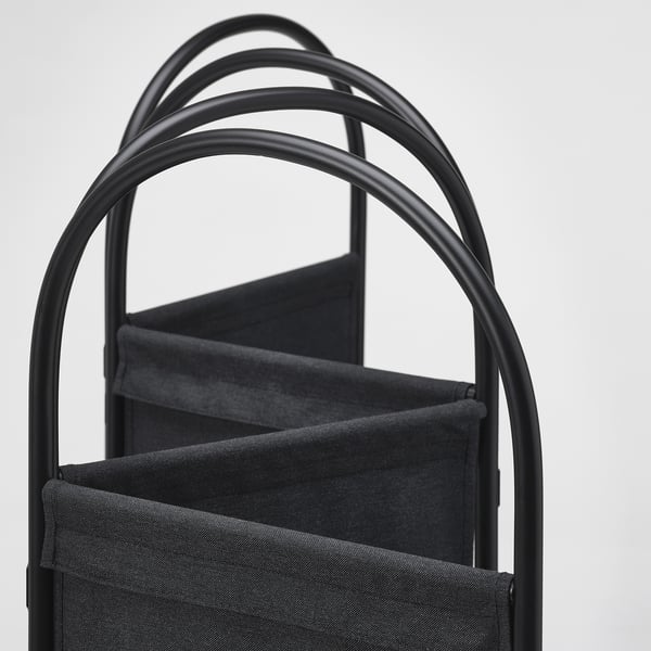 GRÅFJÄLLET Biombo, gris oscuro, 150x175 cm