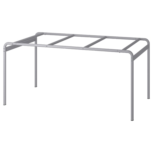 GRÅSALA Base para escritorio, gris, 160x67x75 cm