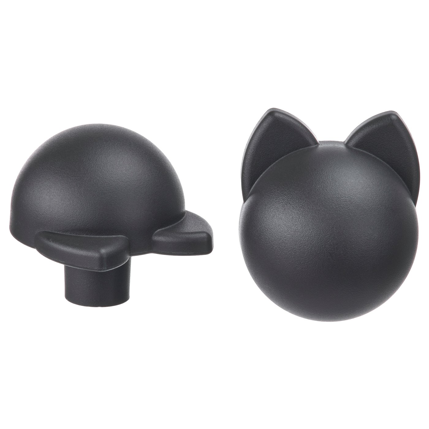 GREJSIMOJS Pomo, gris oscuro/Gato, 38 mm