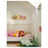 GRÖNFINK Funda plumón y funda almohada cuna, multicolor/Rayas, 110x125/35x55 cm