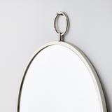 GRYTÅS Espejo, gris plata, 25 cm