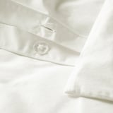 HAMPFLOCKEL Funda de plumón y funda almohada, blanco, 150x200/50x60 cm