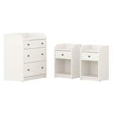 HAUGA Muebles dormitorio j3, blanco