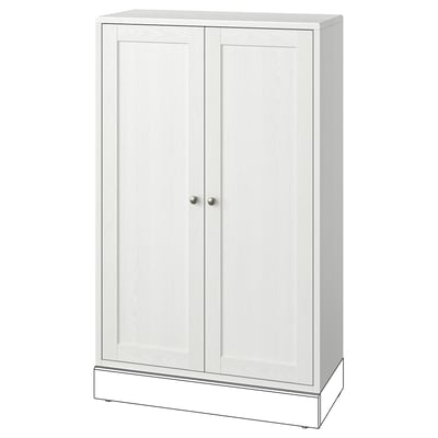 HAVSTA Mueble con almacenamiento, blanco, 81x35x123 cm