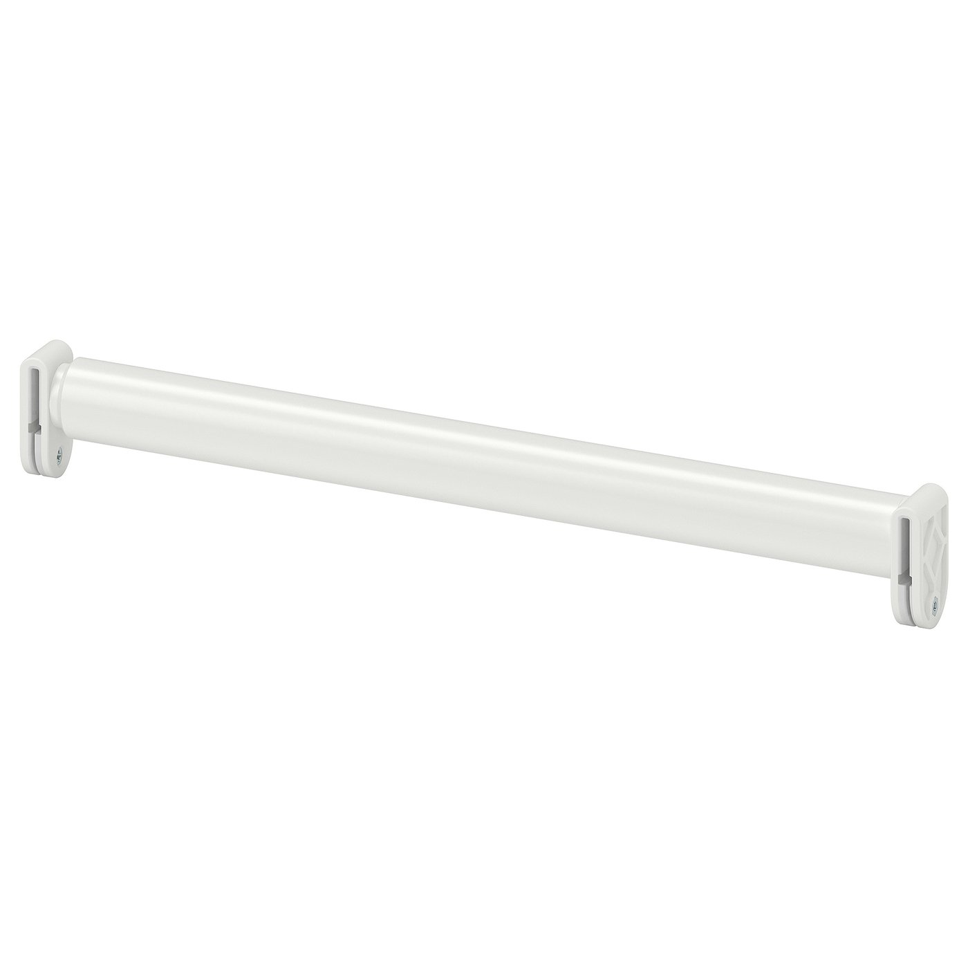 HJÄLPA Barra de clóset ajustable, blanco, 30-47 cm