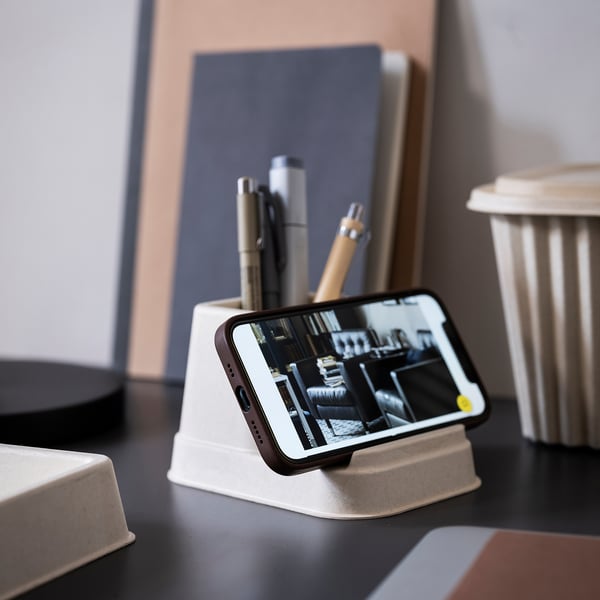 HÖNSNÄT Soporte para telefono celular, beige