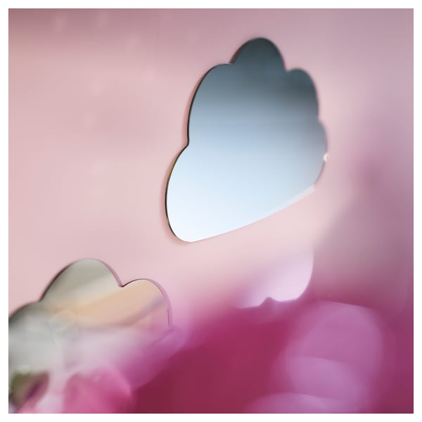 HOLMÖARNA Espejo, Forma de nube, 30x18 cm