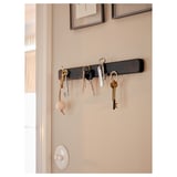 HULTARP Portacuchillos magnético, negro, 38 cm