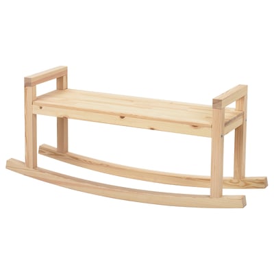 IKEA PS 2026 Banca, pino barniz transparente, 127 cm