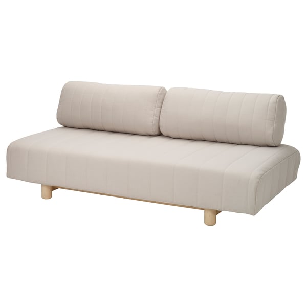 IKEA PS 2026 Sofá cama 3 puestos, Skiftebo gris beige