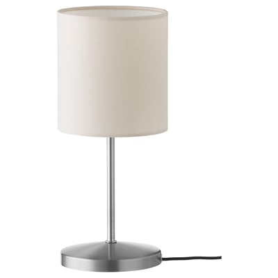 INGARED Lámpara de mesa, beige, 30 cm