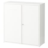 IVAR Mueble con puertas, blanco, 80x83 cm