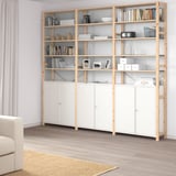 IVAR Mueble con puertas, blanco, 80x83 cm