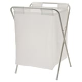 JÄLL Bolsa para ropa con soporte, blanco, 50 l