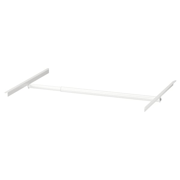 JONAXEL Barra de clóset ajustable, blanco, 46-82 cm