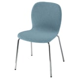 KARLPETTER Silla, Gunnared azul claro/Sefast cromado