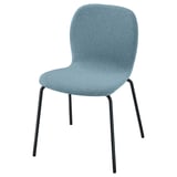 KARLPETTER Silla, Gunnared azul claro/Sefast negro
