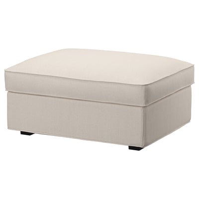 KIVIK Forro para apoyapies con almacenaje, Tresund beige claro