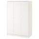 KLEPPSTAD Clóset con 3 puertas, blanco, 117x55x176 cm