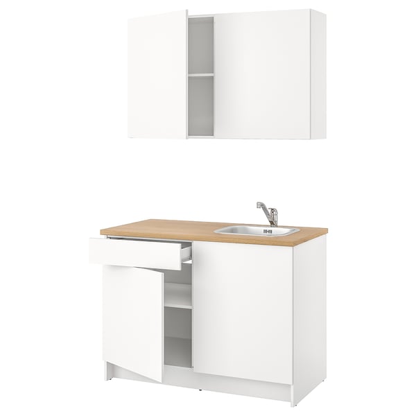 KNOXHULT Cocina, blanco, 120x61x220 cm