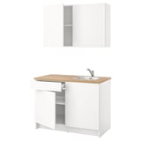 KNOXHULT Cocina, blanco, 120x61x220 cm