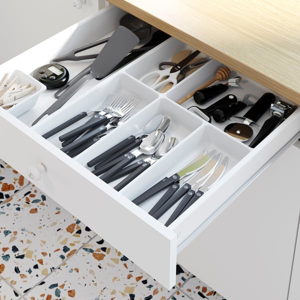 KNOXHULT Cocina, blanco, 120x61x220 cm