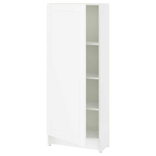KNOXHULT Mueble alto con puerta, blanco Estructura, 60x31x153 cm