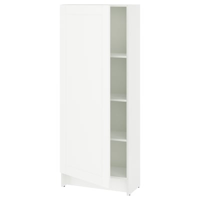 KNOXHULT Mueble alto con puerta, blanco Estructura, 60x31x153 cm