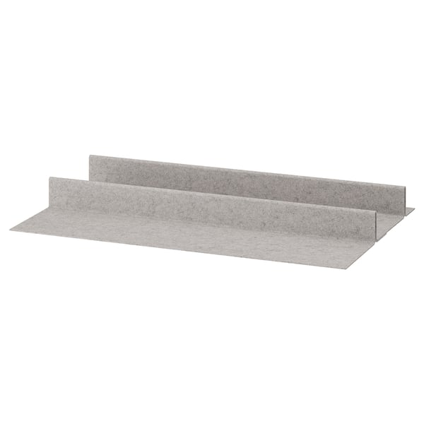 KOMPLEMENT Accesorio zapato bandeja extraíble, gris claro, 100x58 cm