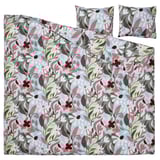 KORSKOVALL Funda plumón con 2 fundas almohada, multicolor/floral, 240x220/50x60 cm