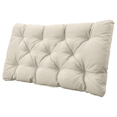KUDDARNA Cojín para espaldar de exterior, gris beige, 80x44 cm