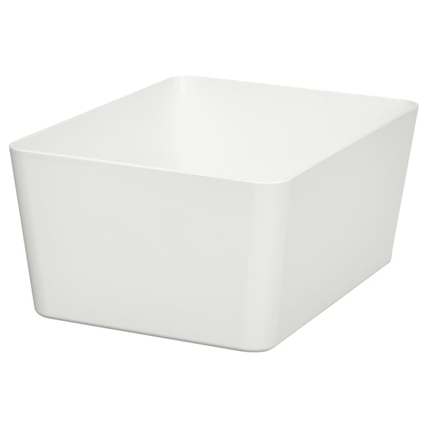 KUGGIS Caja, blanco, 13x18x8 cm