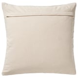 KUSTFLY Funda de cojín, beige/negro, 50x50 cm