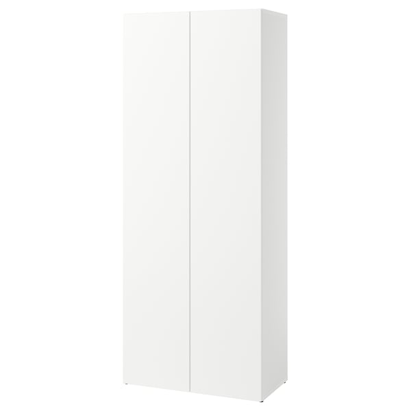LASTARE Estructura con puertas, blanco, 80x42x200 cm