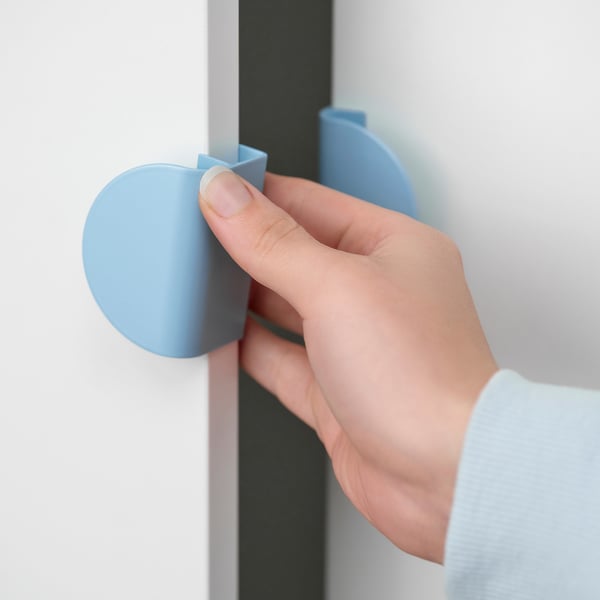 LATMASK Manija clip, azul, 60 mm 2 und