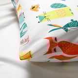 LATTJO Funda de plumón y funda almohada, Tela de peluche/multicolor, 150x200/50x80 cm