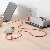 LILLHULT Cable USB-A a Lightning®, rojo, 1.5 m