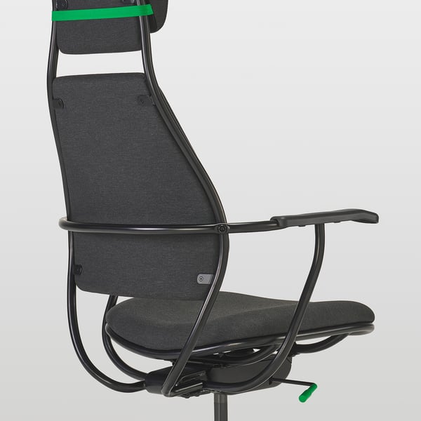LÖPARBANA Silla gamer, Vissle gris oscuro