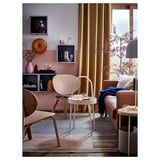 MAJGULL Cortinas oscurecedoras, 1 par, beige/con cinta de fruncir, 145x250 cm