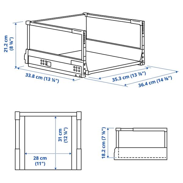MAXIMERA Cajón alto