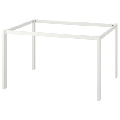 MELLTORP Base inferior para mueble, blanco, 125x75 cm