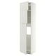 METOD Aanevera+3pt, blanco/Aspudden gris claro, 60x60x240 cm