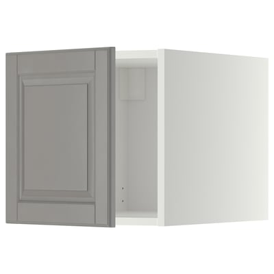 METOD Estructura mueble superior, blanco/Bodbyn gris, 40x40 cm