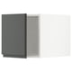 METOD Estructura mueble superior, blanco/Voxtorp gris oscuro, 40x40 cm