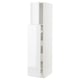 METOD / MAXIMERA Armario alto 1pt/4 cajones extraíbl