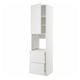 METOD / MAXIMERA Armario para horno 2 cajones+puerta, blanco/Stensund blanco, 60x60x240 cm