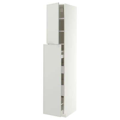 METOD / MAXIMERA Mueble alto con puerta y 4 cajones