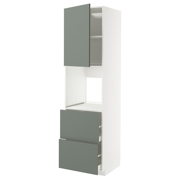 METOD / MAXIMERA Mueble alto horno, puerta+cajones
