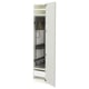 METOD / MAXIMERA Mueble alto para productos limpieza, blanco/Aspudden gris claro, 40x60x200 cm