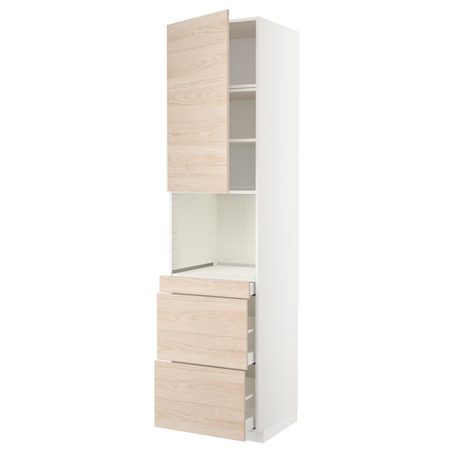 METOD / MAXIMERA Mueble microondas con 3 cajones